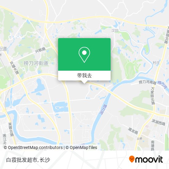 白霞批发超市地图