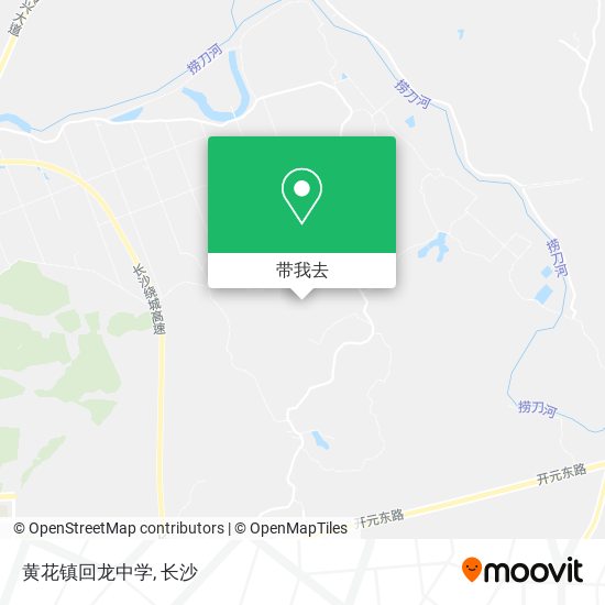 黄花镇回龙中学地图