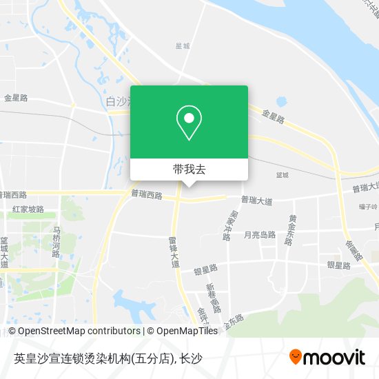 英皇沙宣连锁烫染机构(五分店)地图
