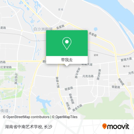 湖南省中南艺术学校地图