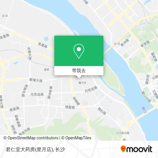 君仁堂大药房(星月店)地图