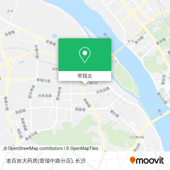 老百姓大药房(普瑞中路分店)地图