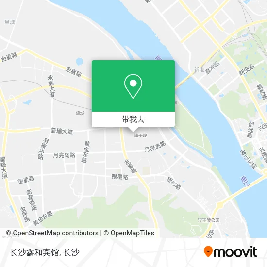 长沙鑫和宾馆地图