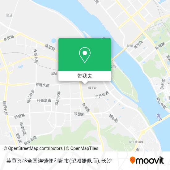 芙蓉兴盛全国连锁便利超市(望城姗佩店)地图