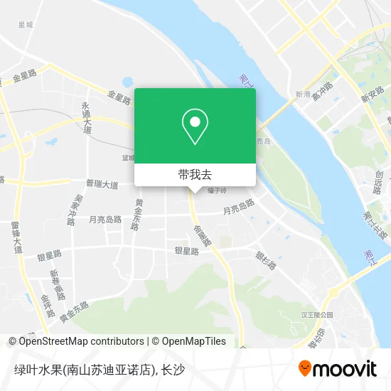 绿叶水果(南山苏迪亚诺店)地图