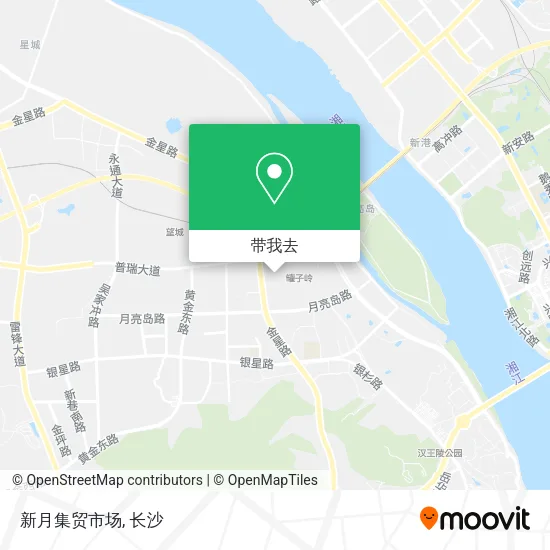 新月集贸市场地图