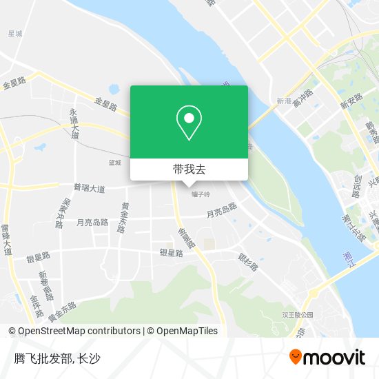 腾飞批发部地图