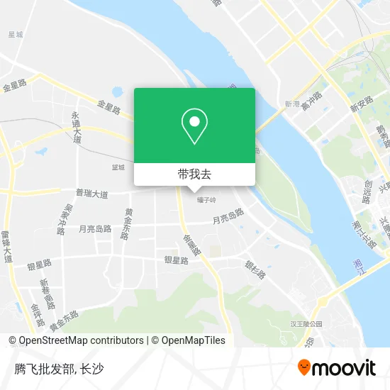 腾飞批发部地图