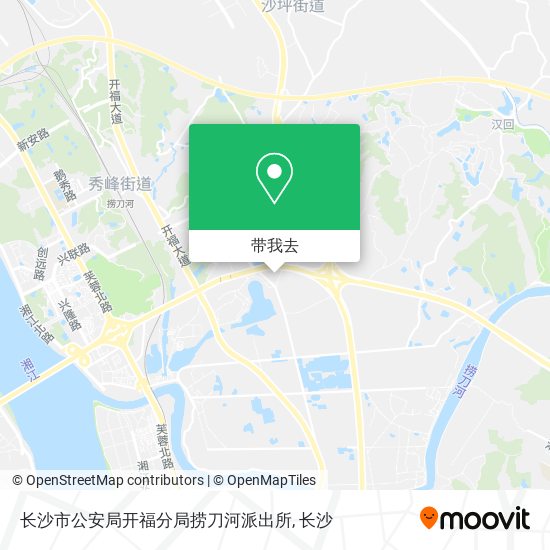 长沙市公安局开福分局捞刀河派出所地图