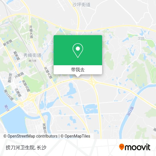 捞刀河卫生院地图