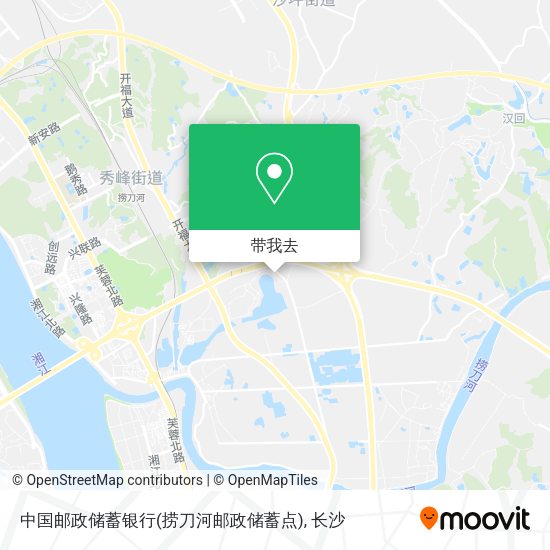 中国邮政储蓄银行(捞刀河邮政储蓄点)地图