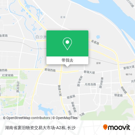 湖南省废旧物资交易大市场-A2栋地图