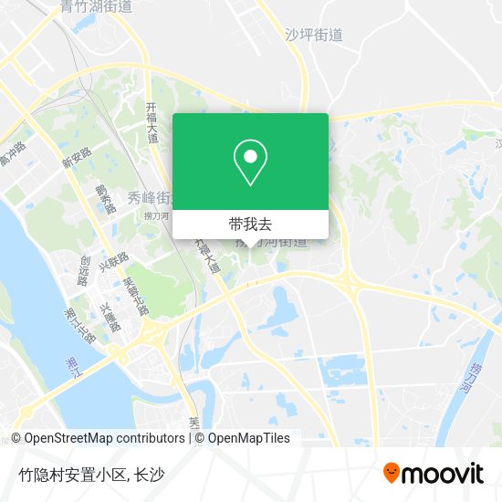 竹隐村安置小区地图