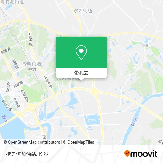 捞刀河加油站地图