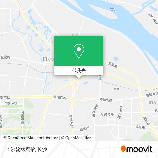 长沙翰林宾馆地图