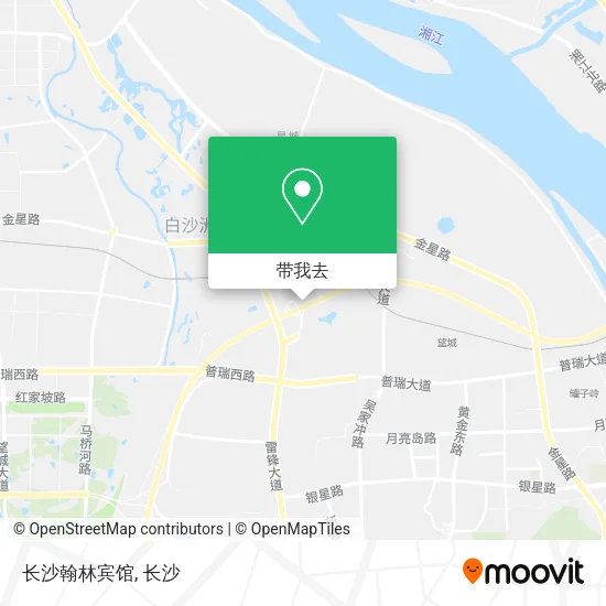 长沙翰林宾馆地图