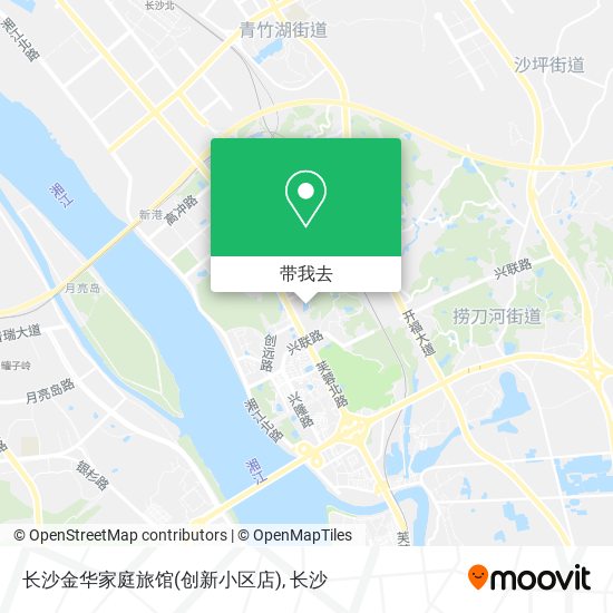 长沙金华家庭旅馆(创新小区店)地图