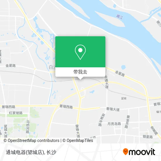 通城电器(望城店)地图