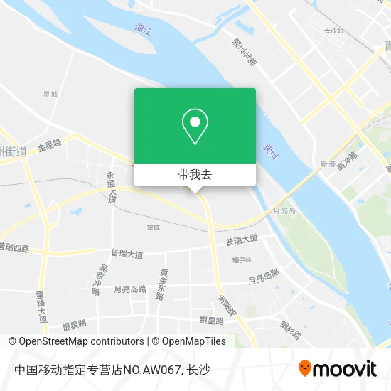 中国移动指定专营店NO.AW067地图