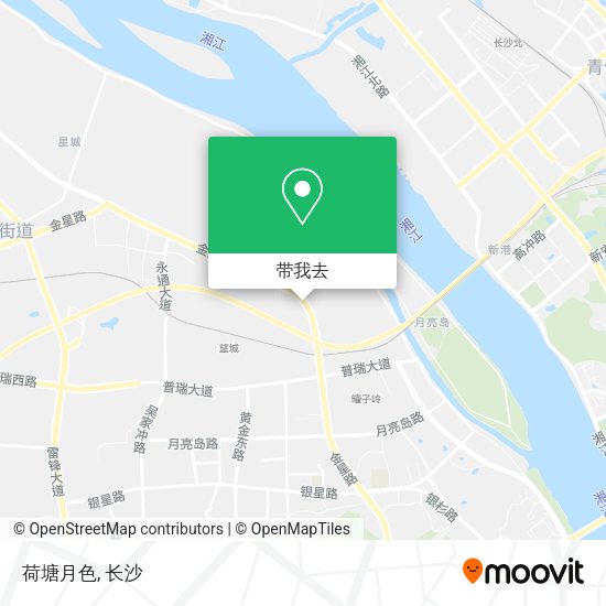 荷塘月色地图