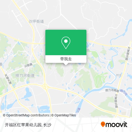 开福区红苹果幼儿园地图