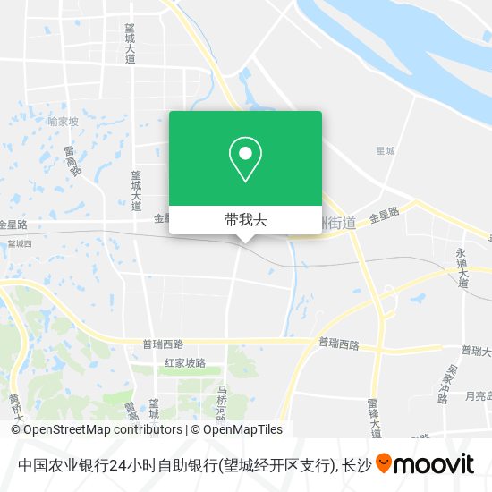 中国农业银行24小时自助银行(望城经开区支行)地图