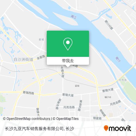长沙九亚汽车销售服务有限公司地图