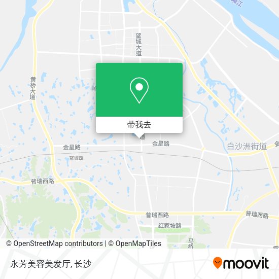 永芳美容美发厅地图