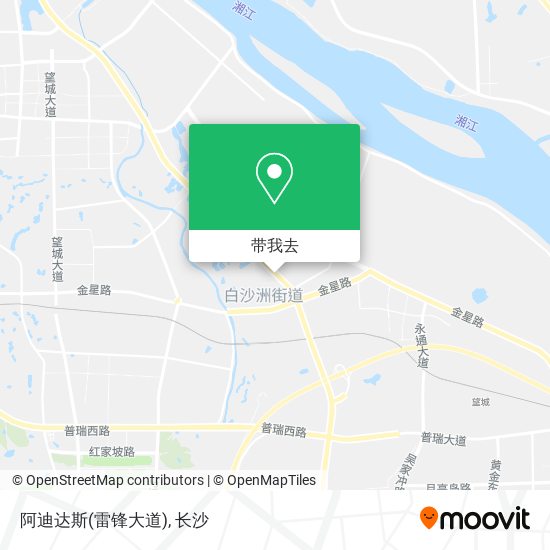 阿迪达斯(雷锋大道)地图