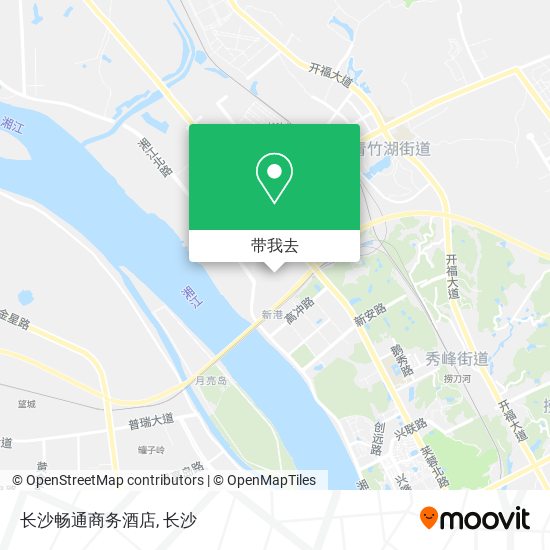 长沙畅通商务酒店地图