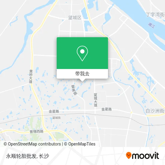永顺轮胎批发地图