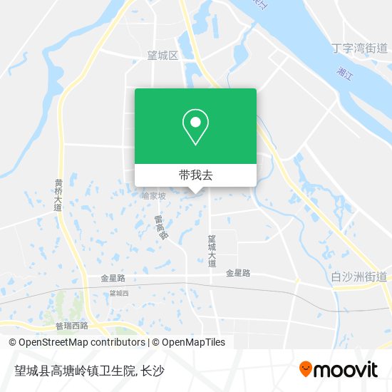 望城县高塘岭镇卫生院地图