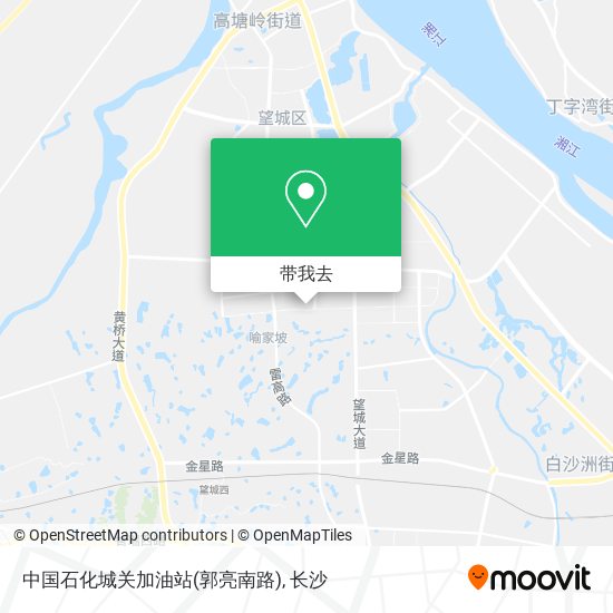 中国石化城关加油站(郭亮南路)地图