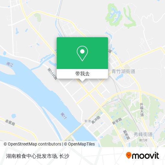 湖南粮食中心批发市场地图