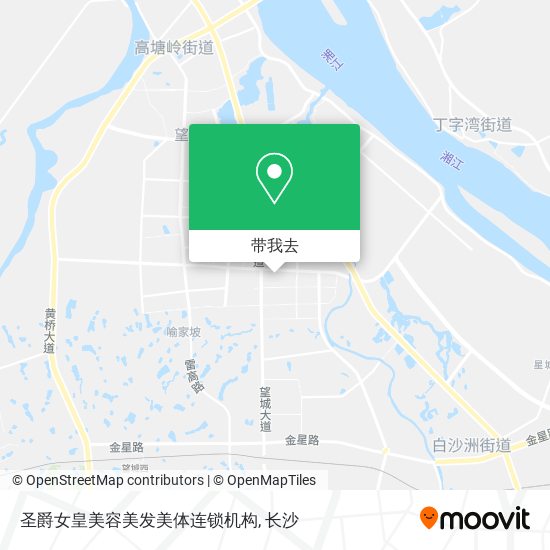 圣爵女皇美容美发美体连锁机构地图