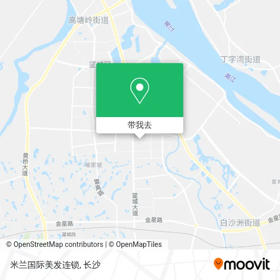 米兰国际美发连锁地图