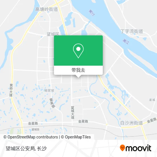 望城区公安局地图