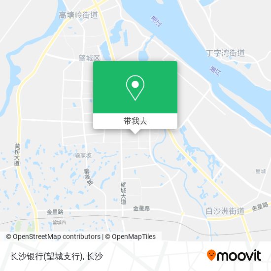 长沙银行(望城支行)地图