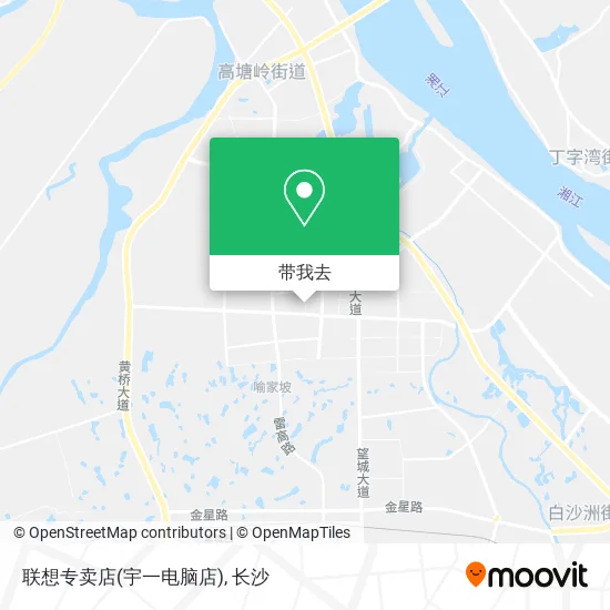 联想专卖店(宇一电脑店)地图
