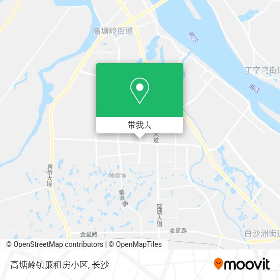 高塘岭镇廉租房小区地图