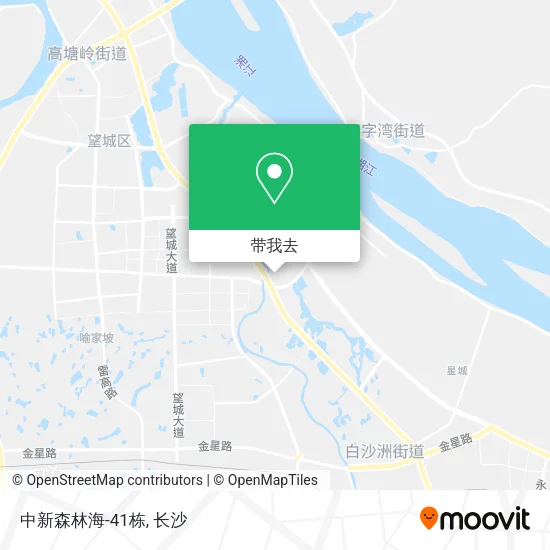 中新森林海-41栋地图