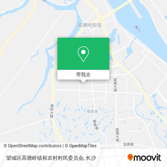 望城区高塘岭镇裕农村村民委员会地图