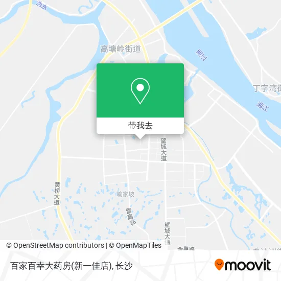百家百幸大药房(新一佳店)地图