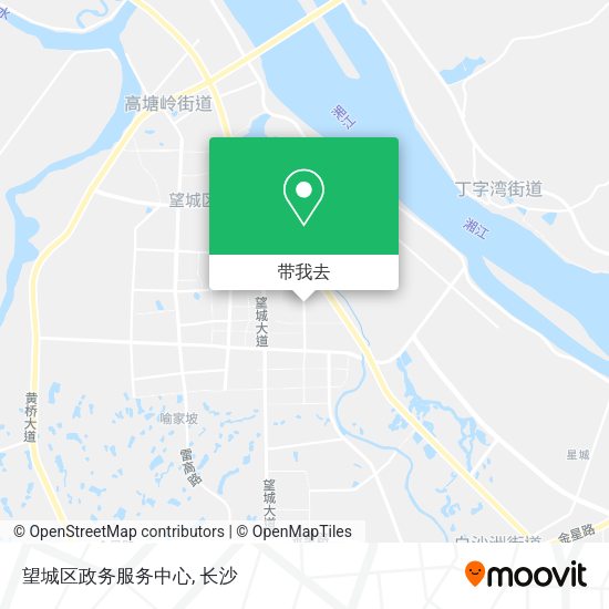 望城区政务服务中心地图