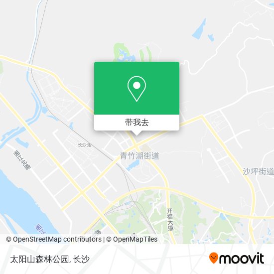 太阳山森林公园地图