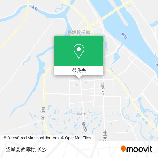 望城县教师村地图