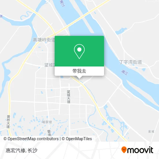 惠宏汽修地图