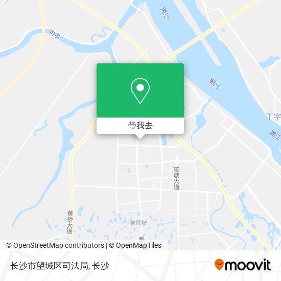 长沙市望城区司法局地图