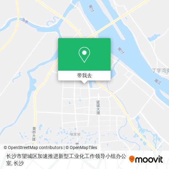 长沙市望城区加速推进新型工业化工作领导小组办公室地图