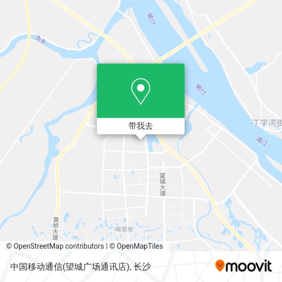 中国移动通信(望城广场通讯店)地图